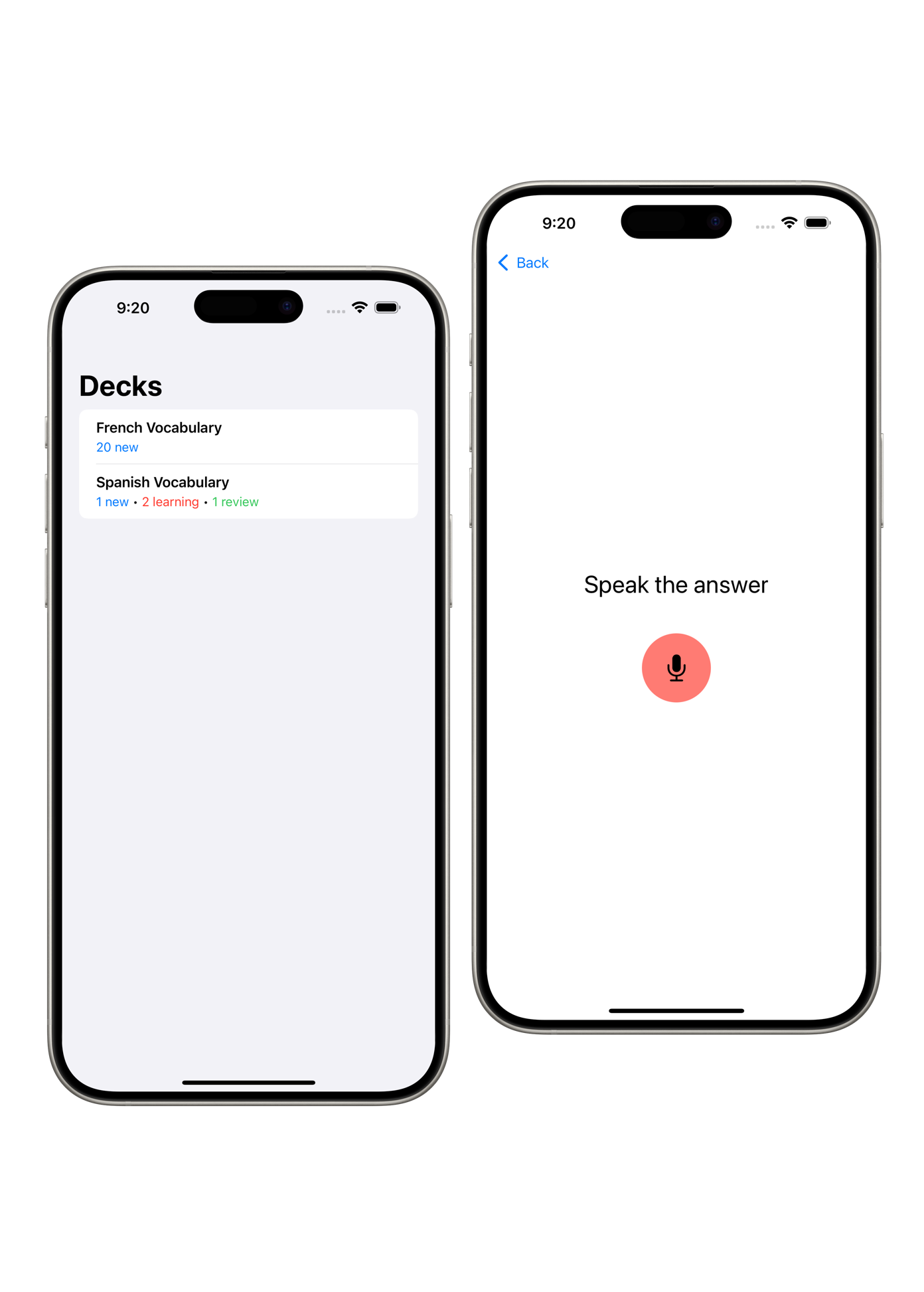 app screens